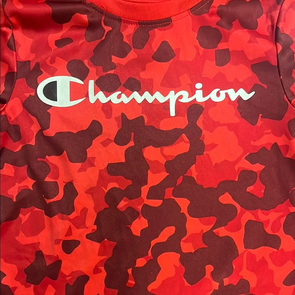 Champion Red and Black Short Sleeve Matching Set - Picture 7 of 7